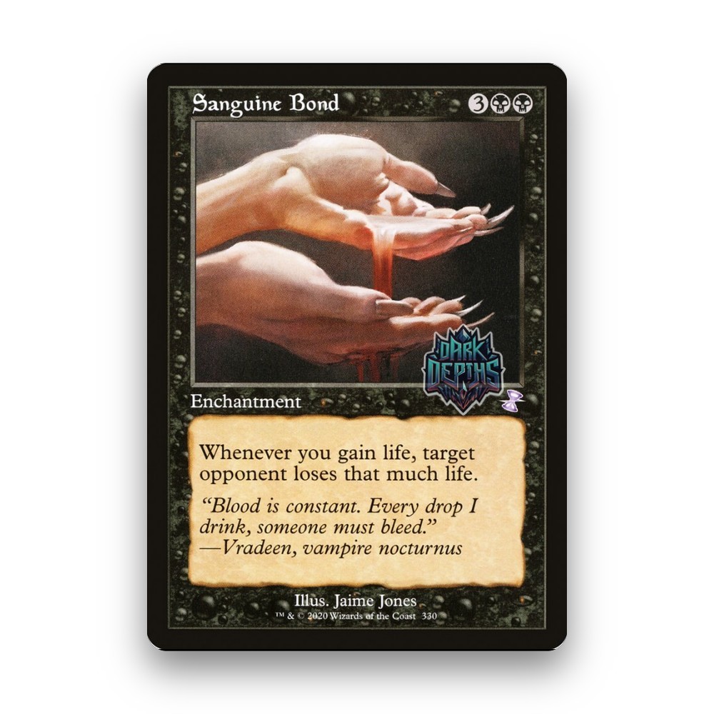 [MTG] Sanguine Bond (Retro Frame) (#330) [TSR] [BLACK] [SPECIAL] | Magic the Gathering