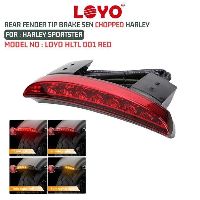 ปลายบังโคลนหลังเบรค Sein สับ Harley Sportstrer Loyo Hl 001 สีแดง