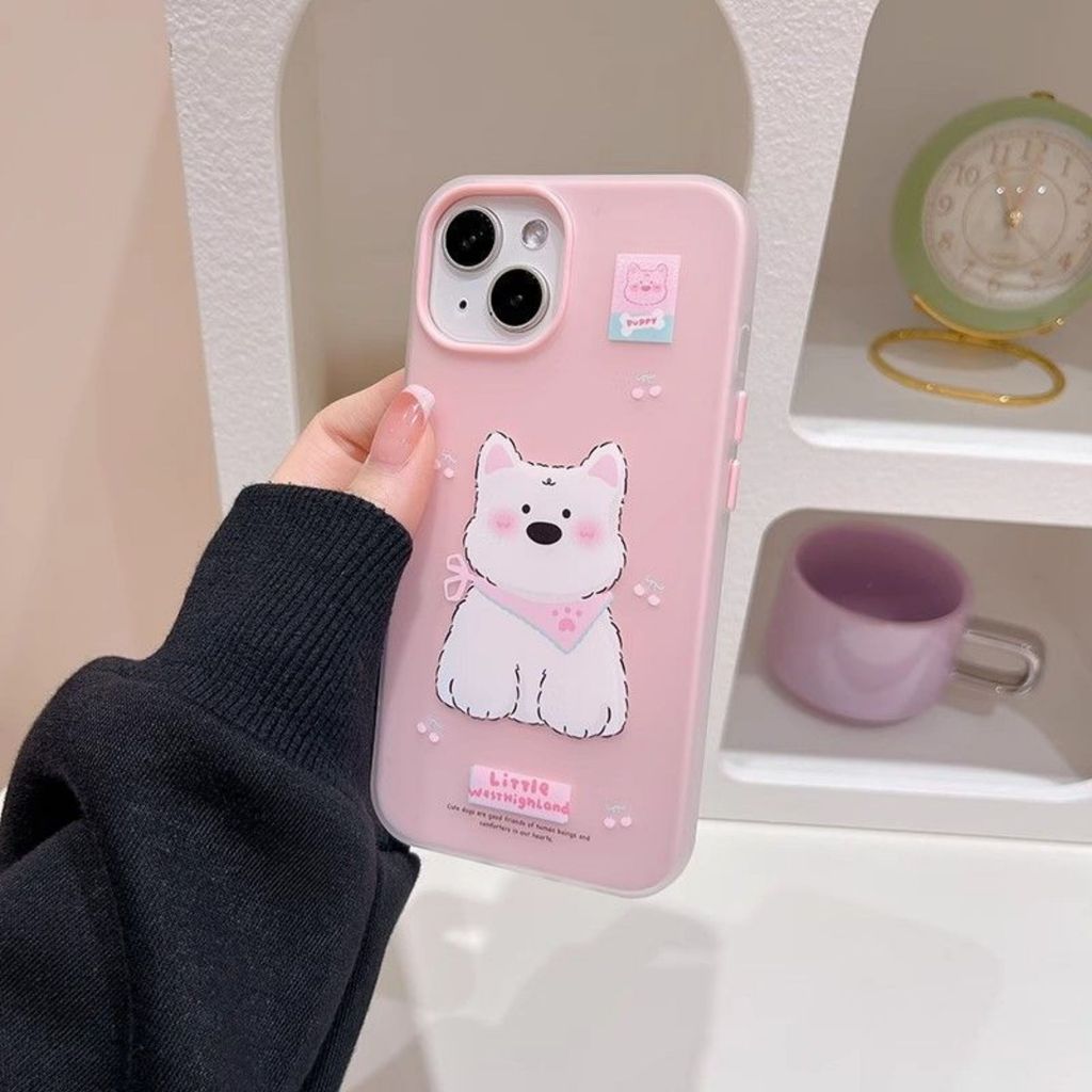 HP ล่าสุด 2025 Pink West Highlands Jelly Color 2 In 1 Case Samsung A37 A57 5G A56 A36 A55 5G A07 A17