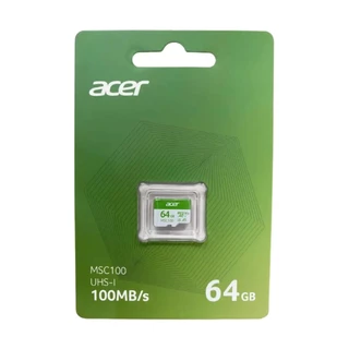ACER 64GB Micro SD Card MSC100 (100MB/s.) - A0181586