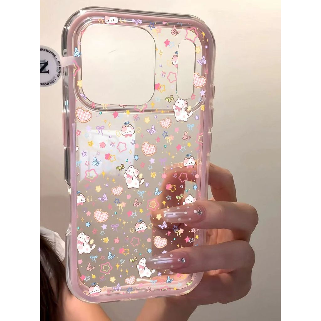 Aesthetic Star สีล่าสุด Cat Case Samsung A56 A26 A57 A07 A17 5G A06 A36 A37 A16 A05 A15 A23 A52S A52