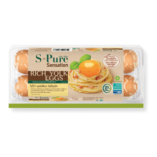 เอสเพียว ไข่ไก่ ริชโยล์ค แพ็ค 10 ฟอง S-Pure Rich Yolk Eggs P…