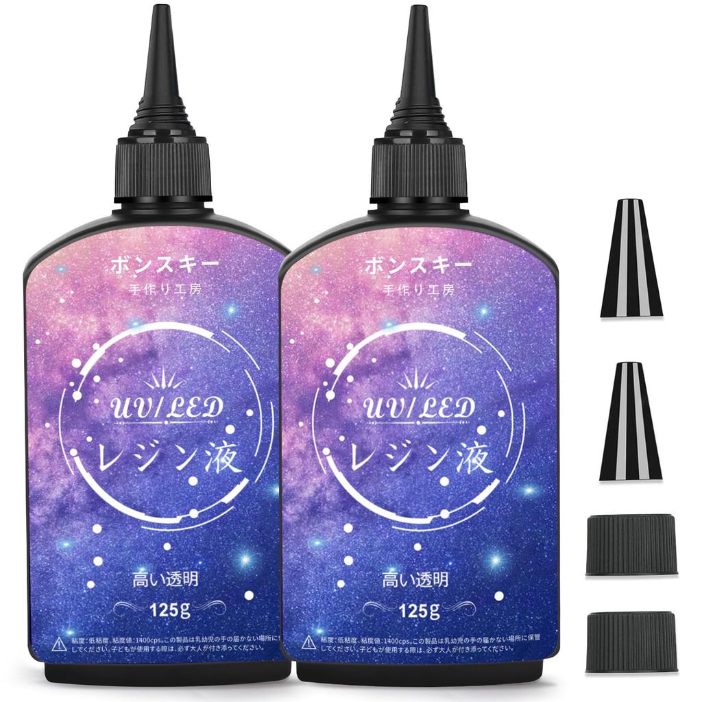 Bonsky UV Resin 250g ชนิดแข็ง ใส ความหนืดต่ำ UV LED ใช้ได้ ทำ DIY งานฝีมือ