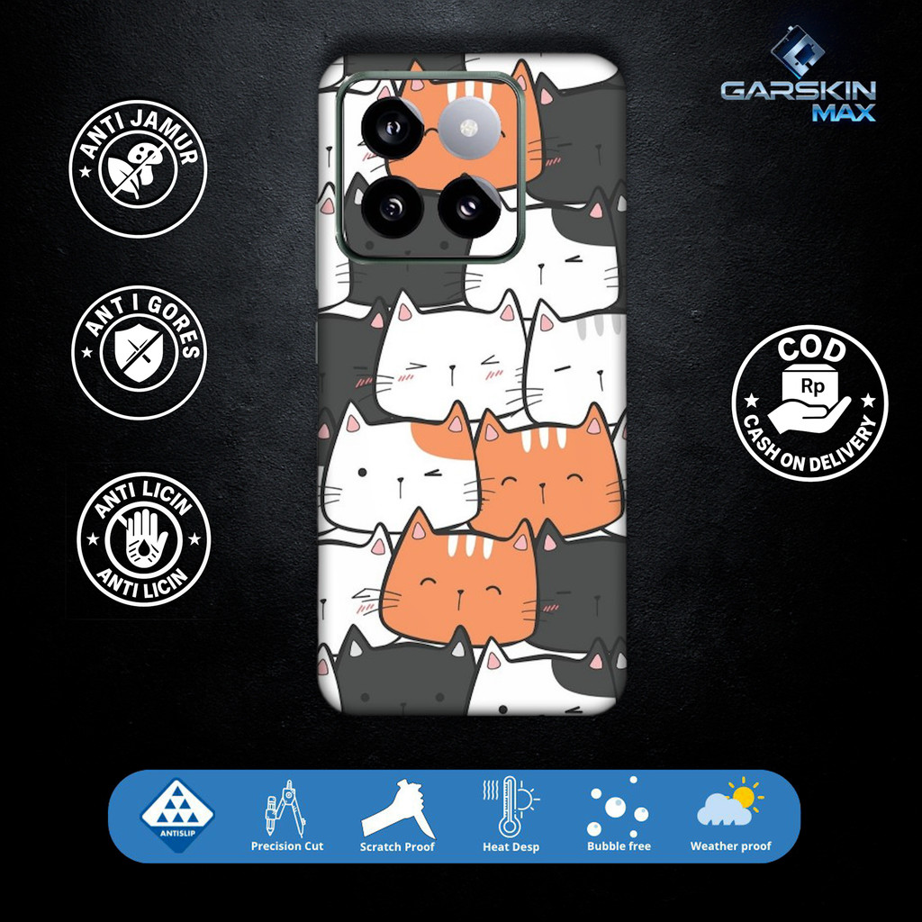Garskin Skin xiaomi 14 สัตว์เลี้ยง Fullbody / Backonly | กันรอย | สามารถปรับแต่งได้ | รหัส - 1D0