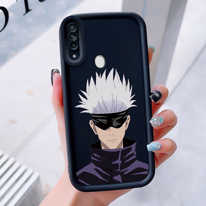 เคสสำหรับ OPPO A31 2020 A8 เคสโทรศัพท์ตัวละครในอนิเมะสามสีซิลิโคนกันกระแทก