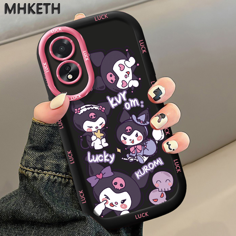 MHKETH เคสสำหรับ OPPO A18 A38 เคสโทรศัพท์รูปตัวการ์ตูนน่ารัก