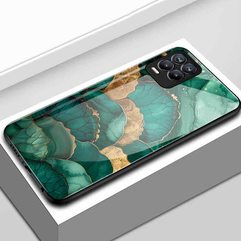 เคสสำหรับ Realme 8 5G 8s 5G 8 Pro เคสโทรศัพท์แบบใหม่สร้างสรรค์เปลือกแก้วกันกระแทก