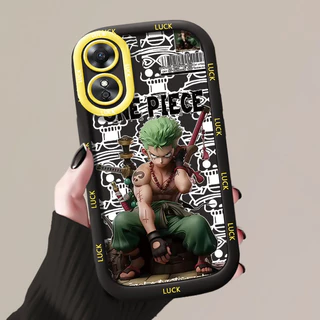 เคสสำหรับ OPPO A17 A17K เคสโทรศัพท์ตัวละครในอนิเมะซิลิโคนกันกระแทก