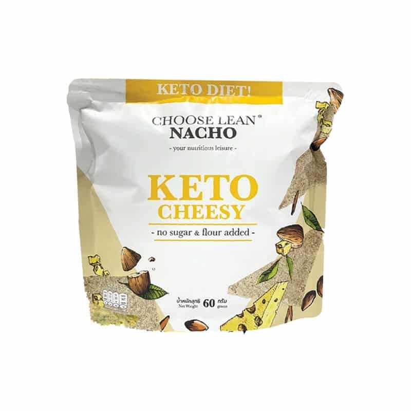 เปโกะ เปโกะ นาโช่วีแกน รสชีส คีโต ไม่ใส่น้ำตาล 60g Peko Peko Vegan KETO Nacho Cheesy 60g