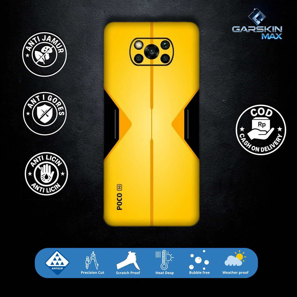 Garskin Skin Poco X3 NFC X3 PRO ds4 Fullbody / Backonly | กันรอย | สามารถนํากลับมาใช้ใหม่ได้ | รหัส 