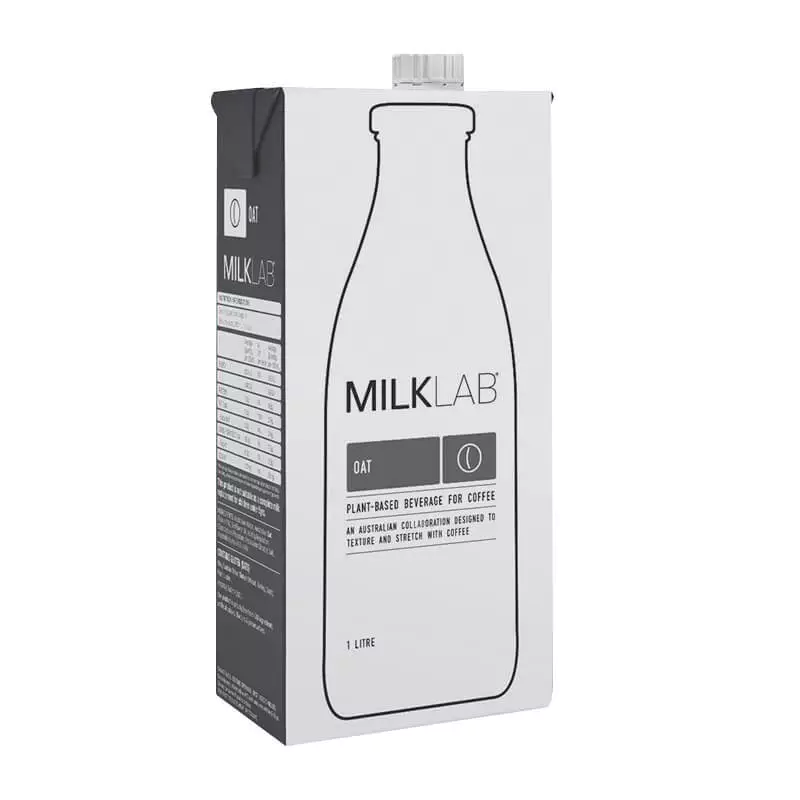 นมโอ๊ต มิลค์แล็บ 1ลิตร บาริสต้า วีแกน ฮาลาล ปราศจากนม Milklab Oat Milk 1L Barista Vegan