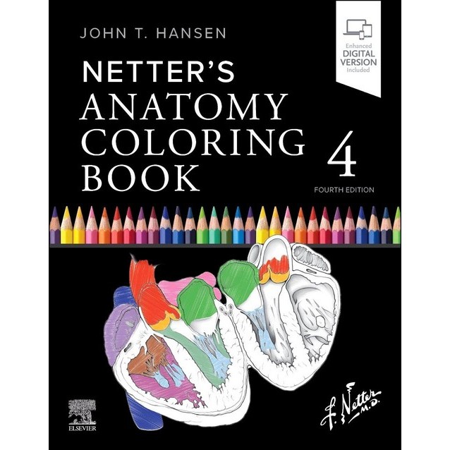 NETTER'S ANATOMY COLORING BOOK (9780443287787) c321 crma