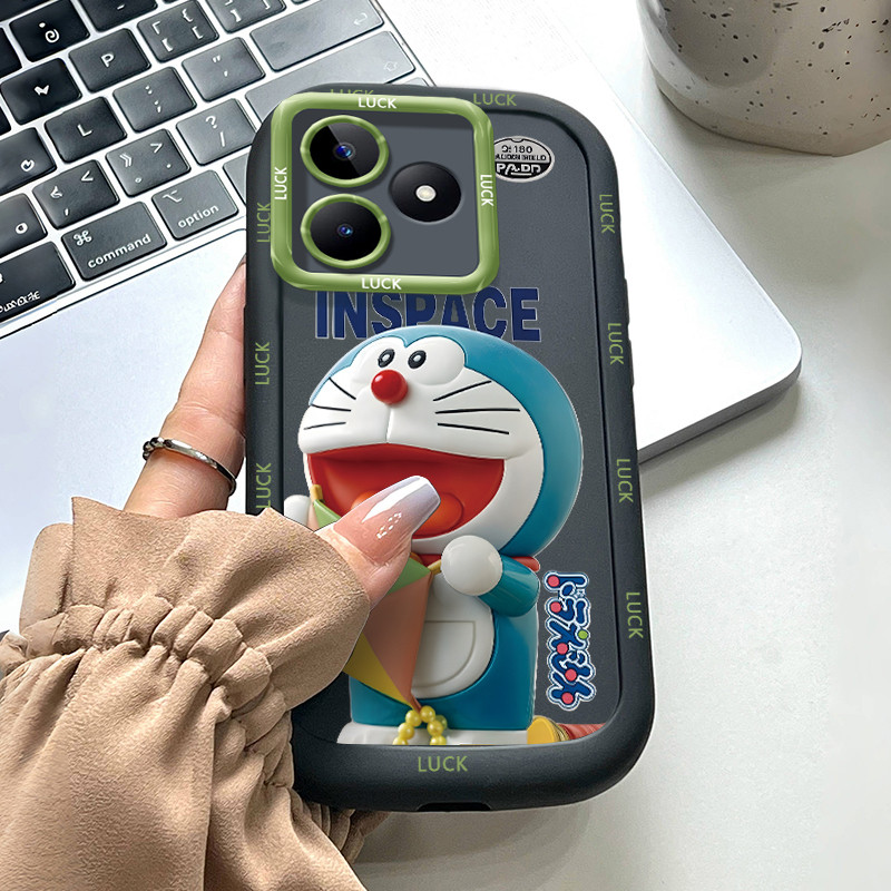 เคสสำหรับ Realme C53 C51 C51s C35 Note 50 Narzo N53 50A Prime เคสโทรศัพท์แมวซิลิโคนกันกระแทก
