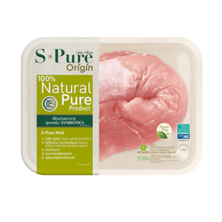 เอสเพียว สันในหมู 320 กรัม (แช่แย็น) S-Pure Pork Tenderloin 320 G. (Chill)