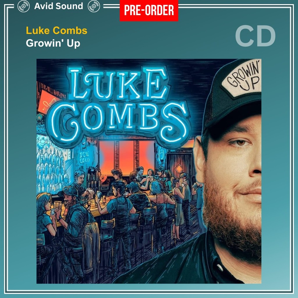 Pre-Order CD แผ่นซีดี Luke Combs Growin' Up ใหม่ ซีล Luke Combs CD