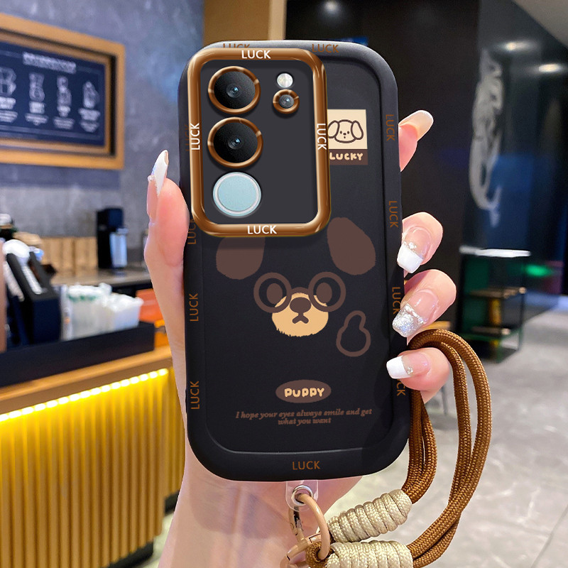 VIVO V29 5G V29E 5G V29 Pro 5G Case Small Bear พร้อมเชือกเส้นเล็ก