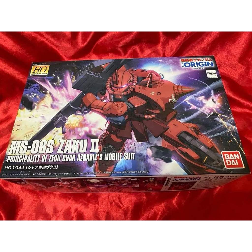 【Direct from Japan】HG 1/144 MS-06S Zaku II สินค้าใหม่และยังไม่แกะกล่อง รุ่น Origin Edition【Japan Exc