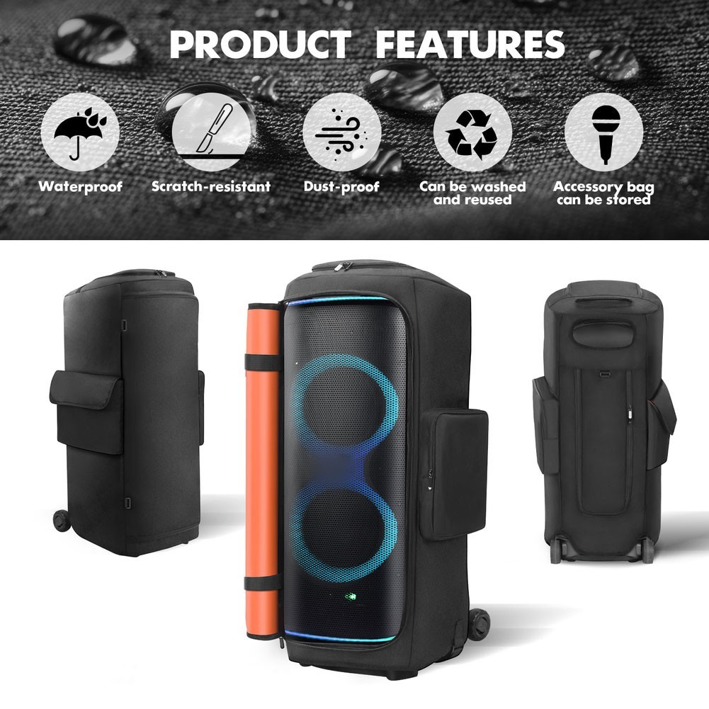 [GC]ฝาครอบกันฝุ่นกันน้ําสําหรับ JBL Partybox720 - Essential Protection สีดํา