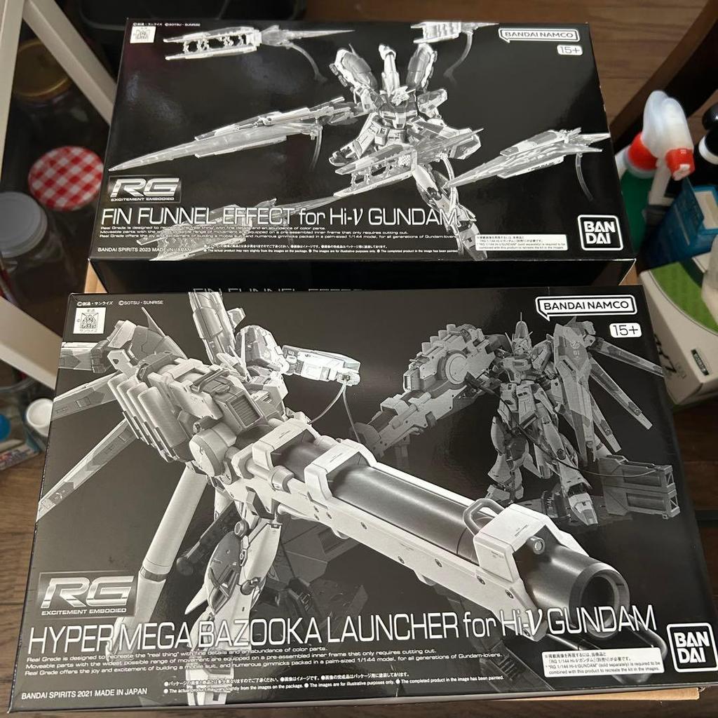 【Direct from Japan】RG Hi-ν Fin Funnel Effect Hyper Mega Bazooka Launcher【Japan Exclusive】