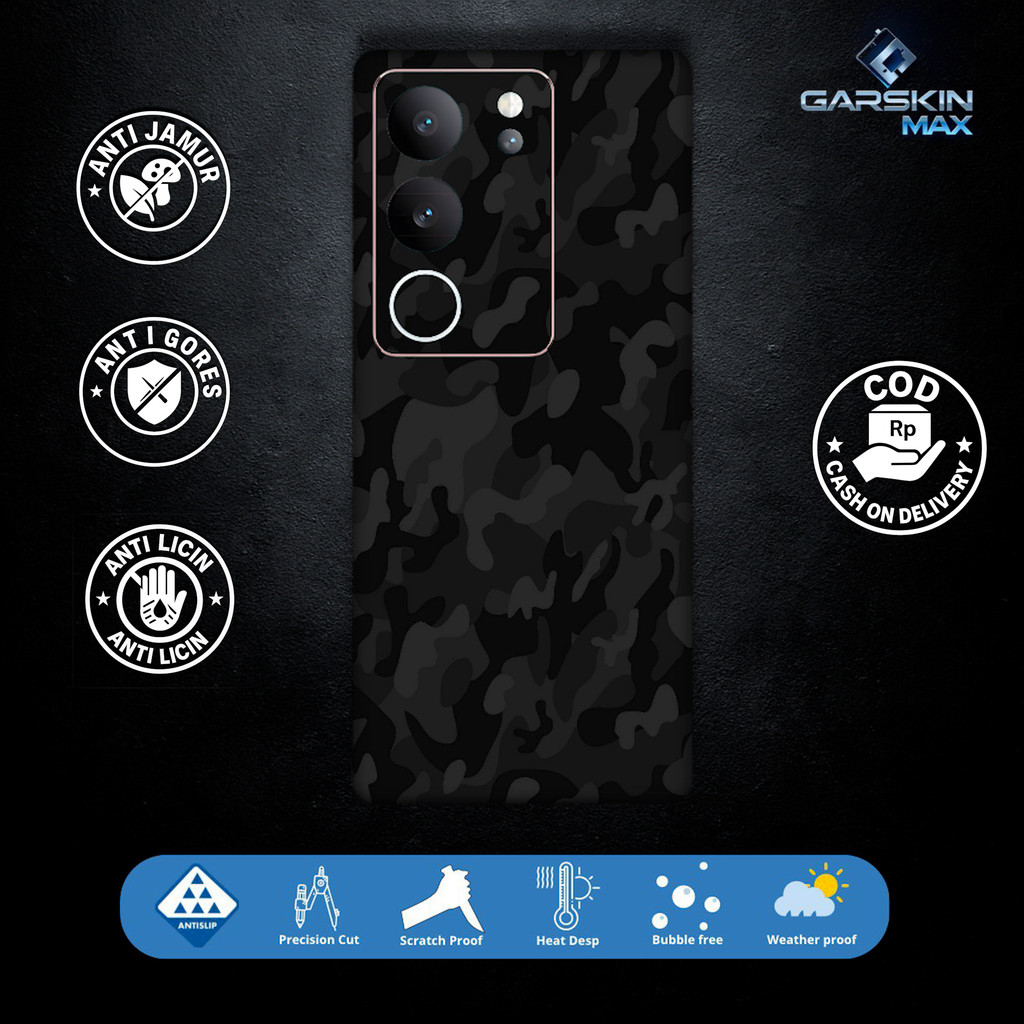 Garskin Skin vivo V29 5G CAMO Fullbody / Backonly | กันรอย | สามารถปรับแต่งได้ | รหัส - 3s0