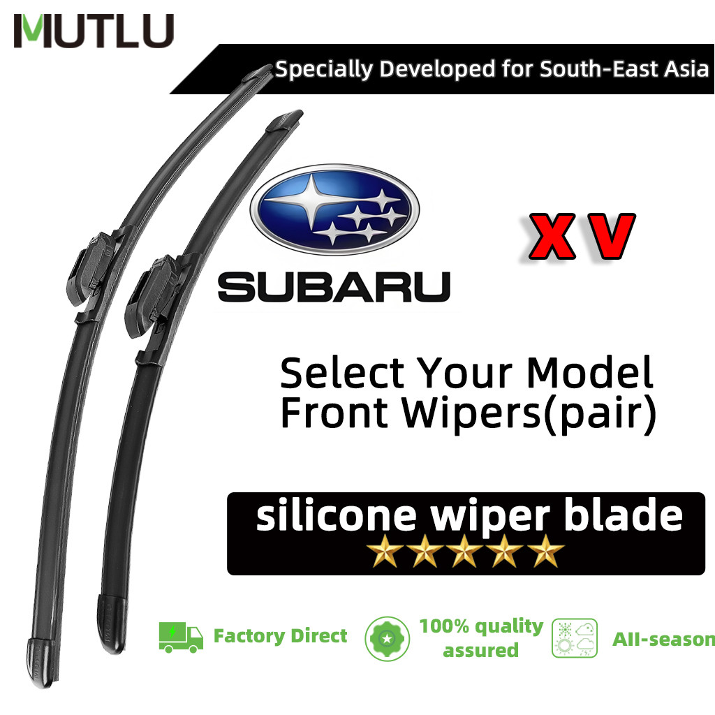 MUTLU ที่ปัดน้ำฝนไร้โครง ยางปัดน้ำฝน ซิลิโคนSUBARU XV ที่ปัดน้ำฝนด้านหน้า 1 คู่