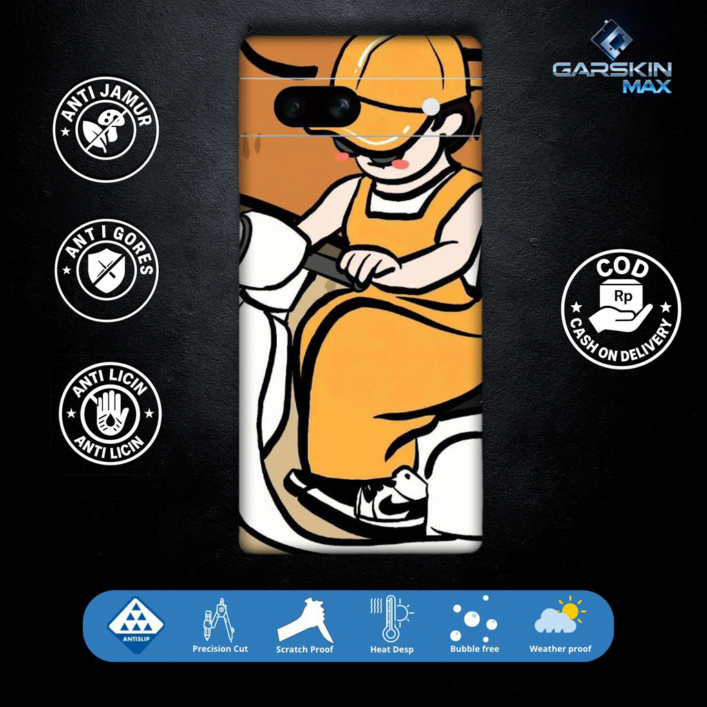 Garskin Skin Google Pixel 7A คู่ Fullbody / Backly | กันรอย | สามารถนํากลับมาใช้ใหม่ได้ | รหัส - QK0
