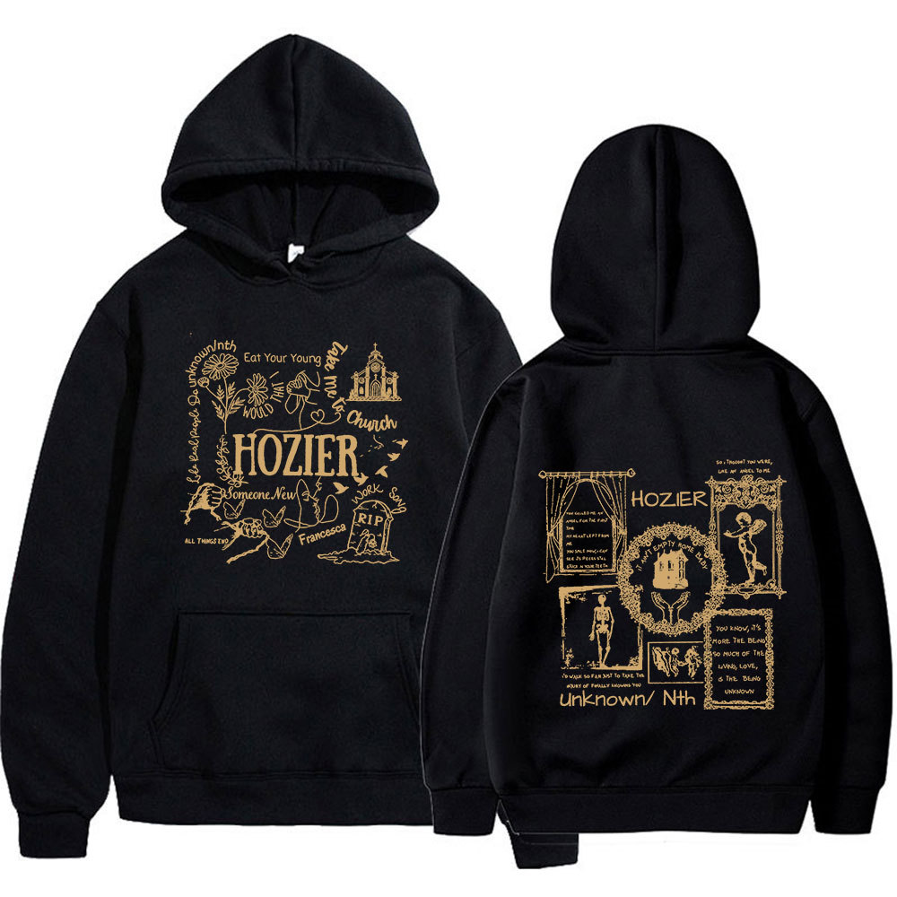 Hozier Unreal Unearth Tour Concert Mens Hoodie Hip Hop Vintage