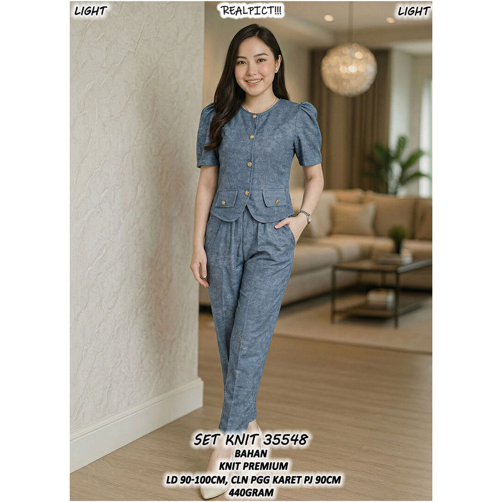 KNIT SET 3548 STOCK AVAILABLE