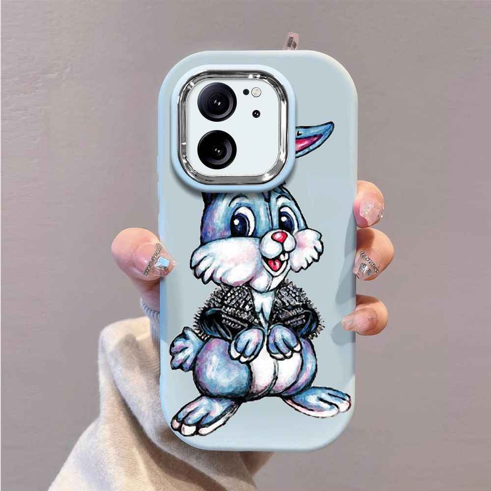 HP XiaoMi Redmi K40S K40 K60 ULTRA TURBO3 K30 Pro ล่าสุดปลอกโทรศัพท์มือถือกระต่ายรูปแบบ Naughty mobi