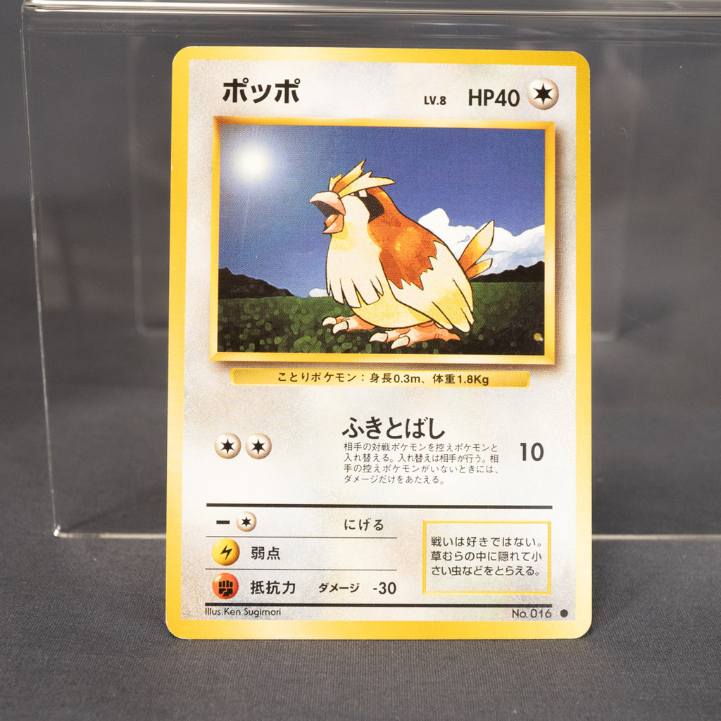 [LP]  Pidgey No.016 Old back  Pokemon Card TCG Japanese