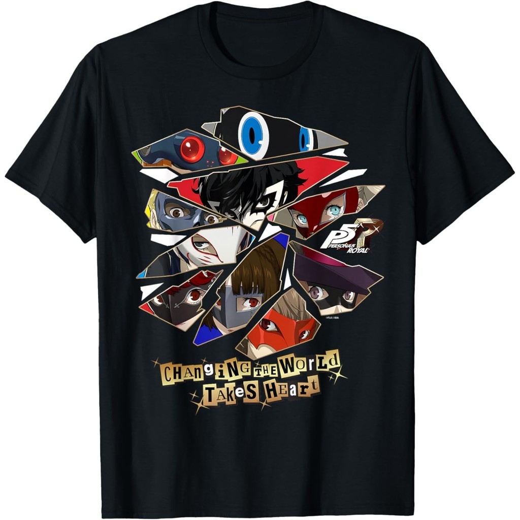 Atlus Persona 5 Royal Changing The World Takes Heart เสื้อยืด