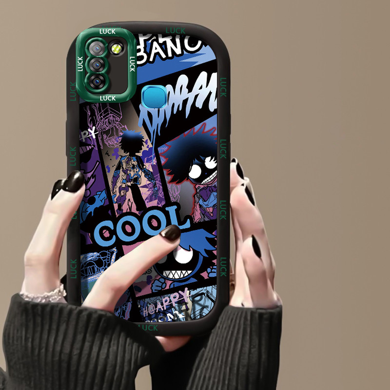 เคสสำหรับ Infinix Smart 5 Smart 6 Ram 3 Hot 10 Lite เคสโทรศัพท์ตูมกัซิลิโคนนกระแทก