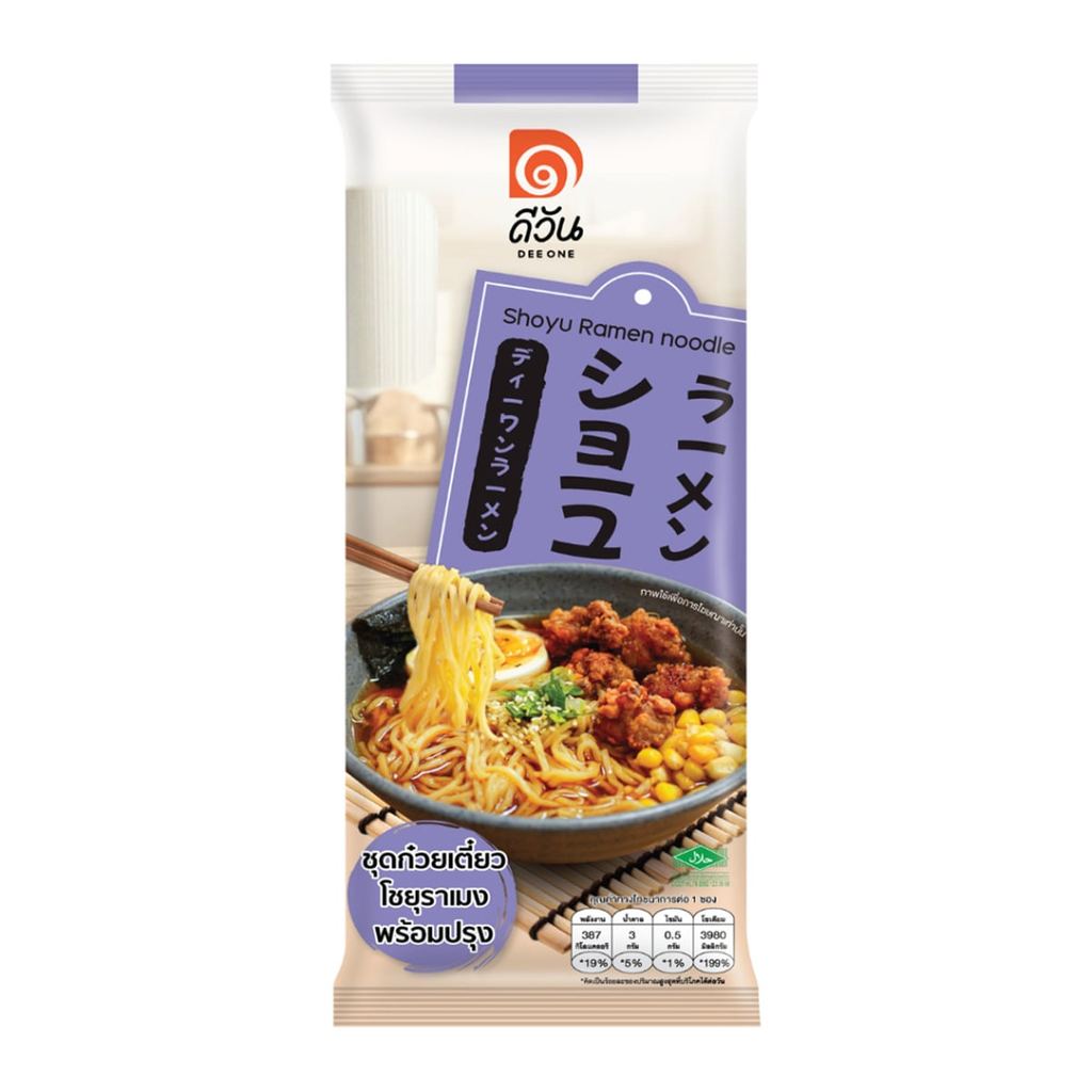 [สินค้าส่งด่วน] ดีวัน ชุดก๋วยเตี๋ยวโชยุราเมงพร้อมปรุง 155 ก.