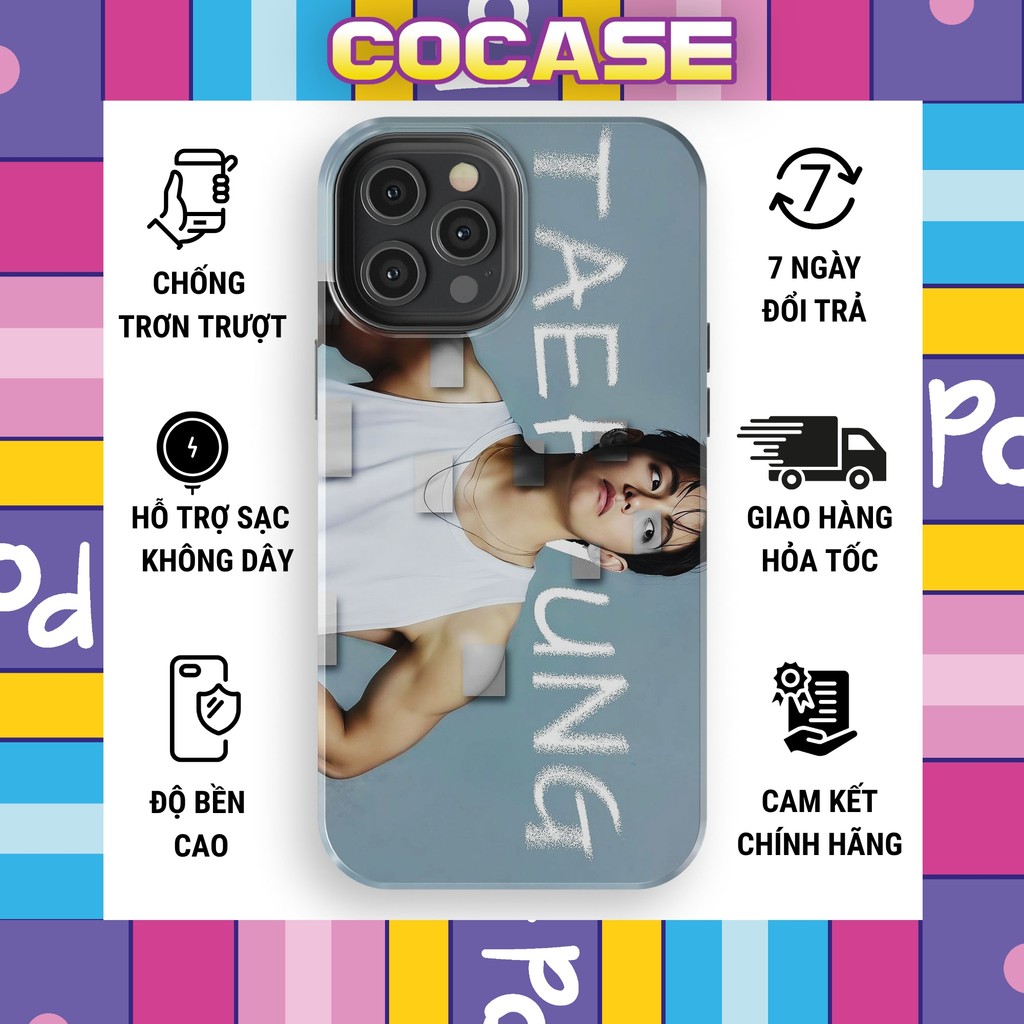 เคสไอโฟน TAEHYUNG BTS ไดนามิก มีสไตล์ น่าดึงดูด มีระดับ กันรอยขีดข่วน TPU แข็ง