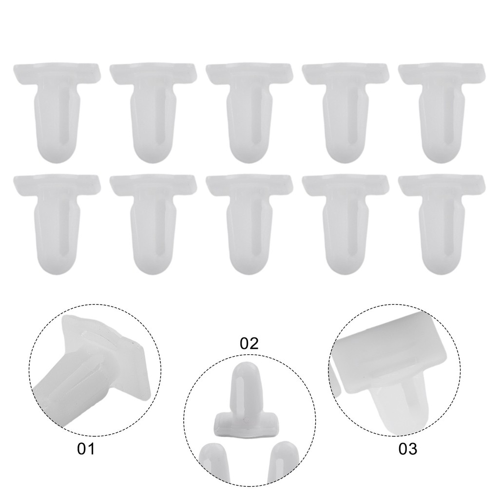 [C1O] 10 x ธรณีประตูครอบคลุมคลิป Trim Moulding Retainer สําหรับ BMW E30 E39 E46 Z3 สําหรับ M3 M5