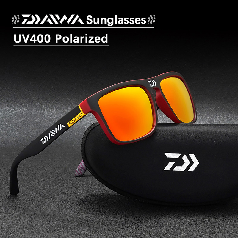 DAIWA 731 แว่นตาโพลาไรซ์ UV400 ผู้ชายผู้หญิงขี่จักรยานตกปลาวิ่งกีฬาแว่นตากันแดด Shades จักรยานแว่นตาสําหรับขับรถขี่แข่ง MTB