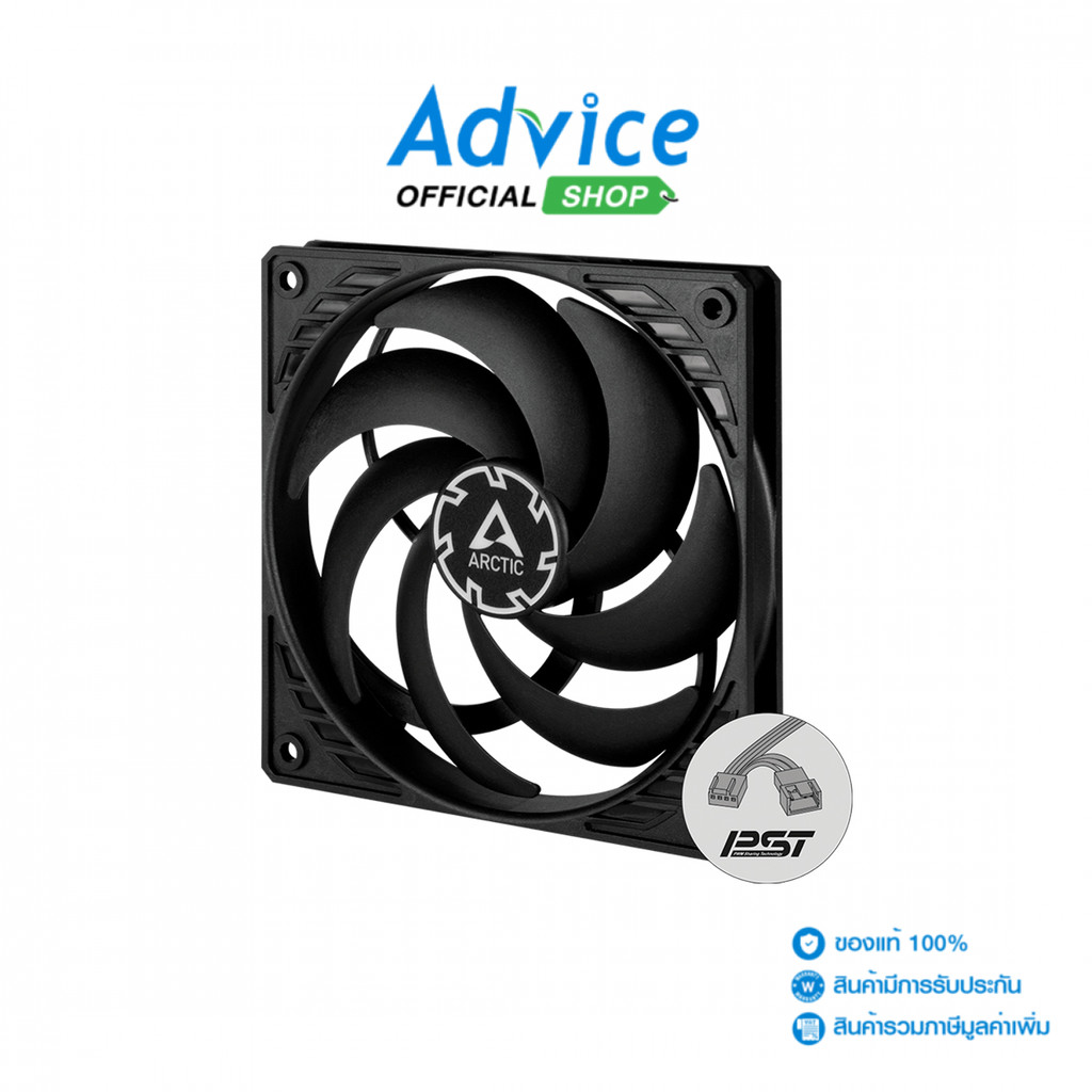 ARCTIC FAN CASE 12CM P12 PWM PST SLIM BLACK - A0175316