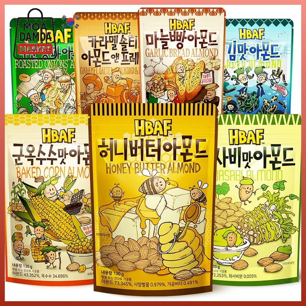 HBAF Honey Butter Nuts 120g