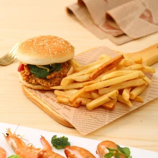 TIMECAFE กระดาษห่ออาหาร Food Grade (100ใบ ต่อแพค) ขนาด 30x30cm สำหรับเบเกอรี่