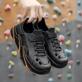 DudleyVictoria66 รองเท้าแตะชาย ระบายอากาศ พื้นหนา กันลื่น กันกลิ่น เหมาะสำหรับกลางแจ้ง แห้งเร็ว วัสดุ EVA