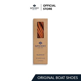 SPERRY ORANGE PEEL LEATHER LACE เชือกผูกรองเท้า สีส้ม ( SP00…
