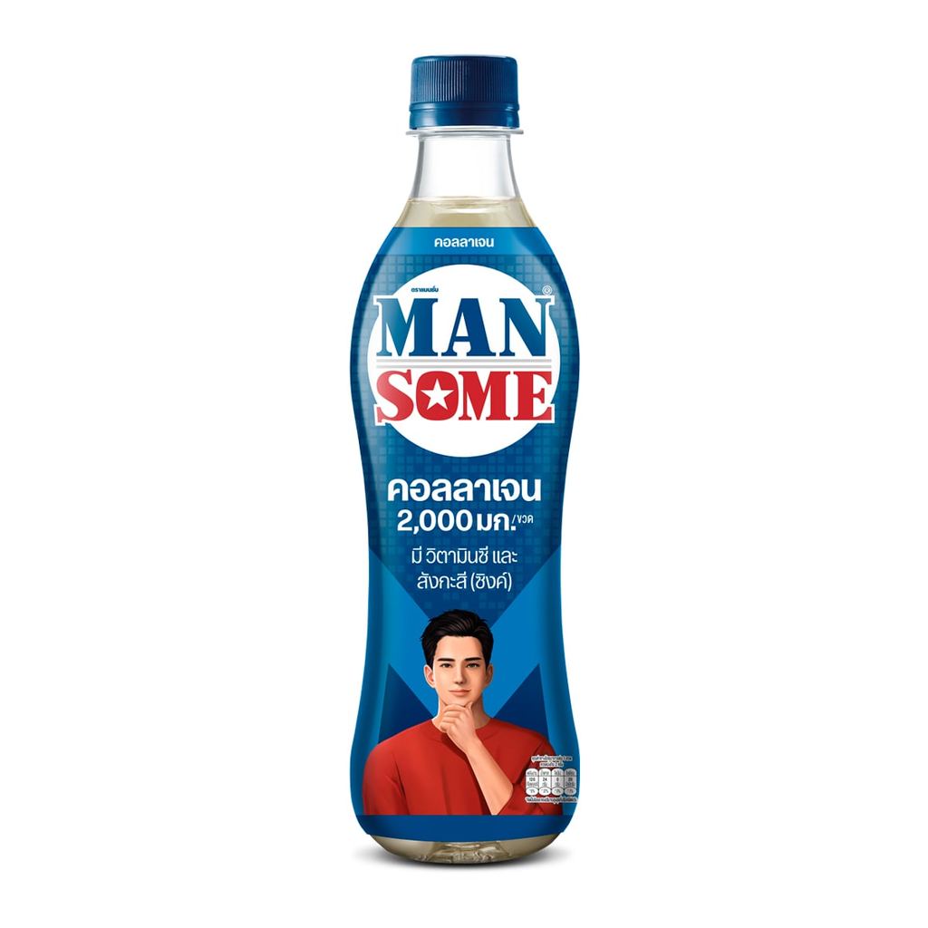 [สินค้าส่งด่วน] แมนซั่ม เครื่องดื่มคอลลาเจน สำหรับผู้ชาย 430 มล.