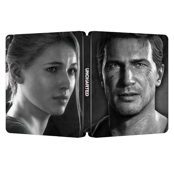 Uncharted Nate และ Elena Edition Custom Made G2 Steelbook Case PS5/PS4/Xbox