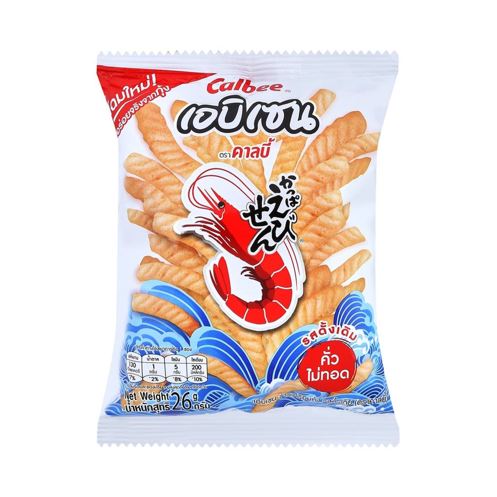 [สินค้าส่งด่วน] คาลบี้ ข้าวเกรียบกุ้ง รสดั้งเดิม 26 ก.