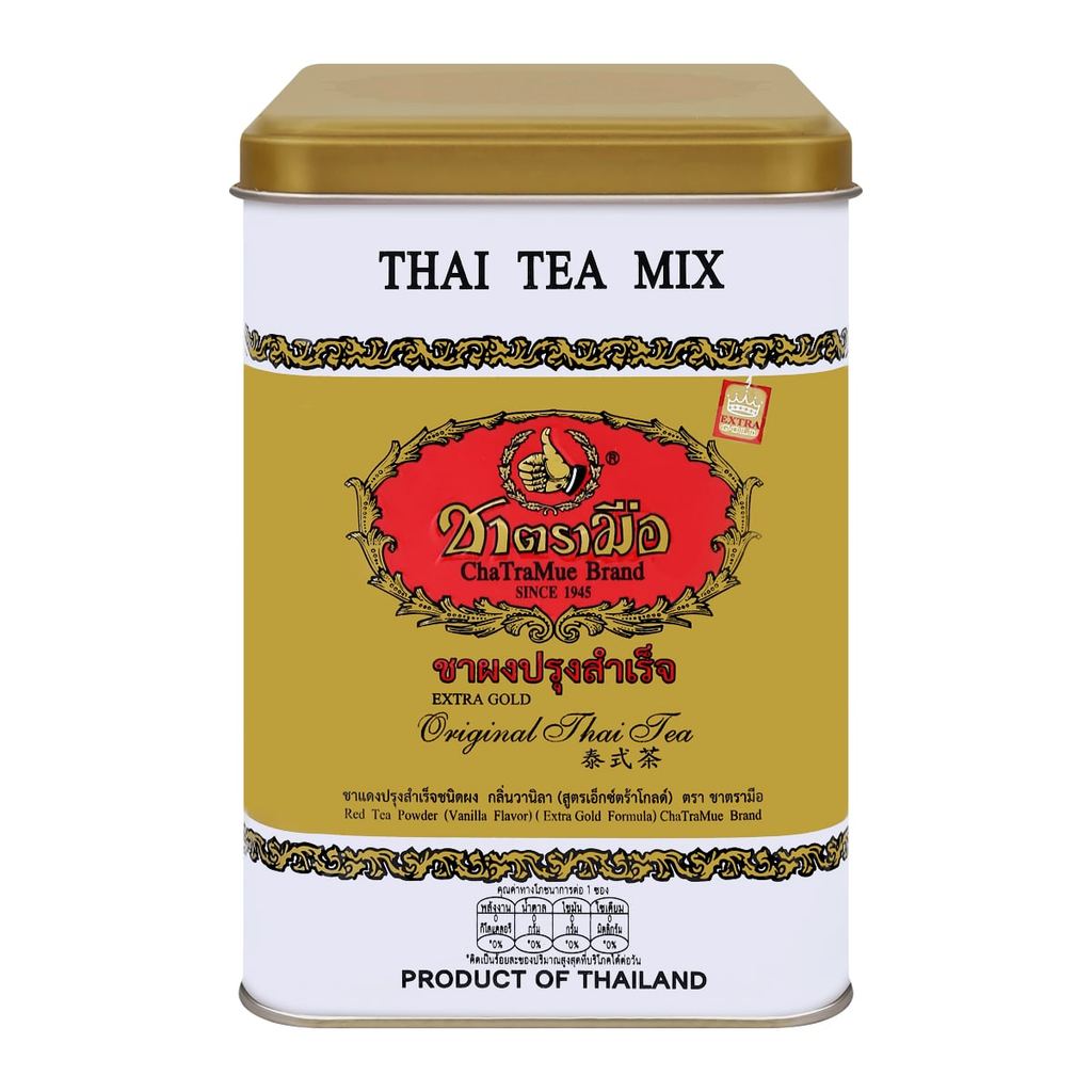 [สินค้าส่งด่วน] ชาตรามือ ชาผงสำเร็จรูป ฉลากทอง 125 ก. บรรจุ 2.5 ก. x 50 ซอง