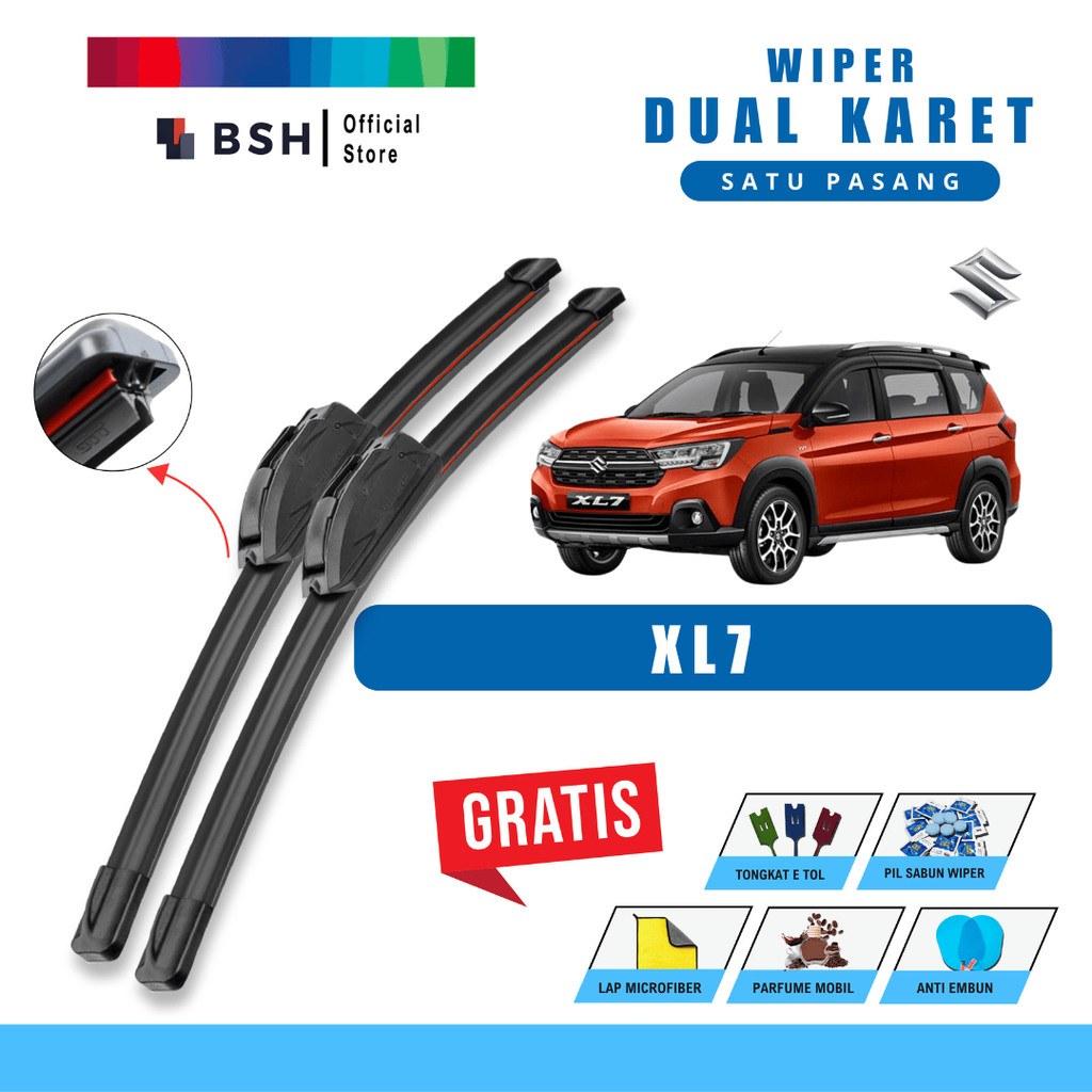 Suzuki XL7 Dual Double Rubber Wiper Bonus 5 ผลิตภัณฑ์