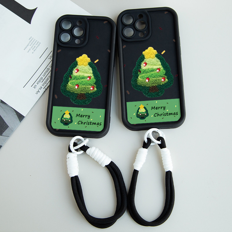 SAMSUNG สําหรับต้นคริสต์มาสใหม่เย็บปักถักร้อยปลอกSamsung A56 5G A06 A26 5G A36 5G A16 5G A25 A34 A05