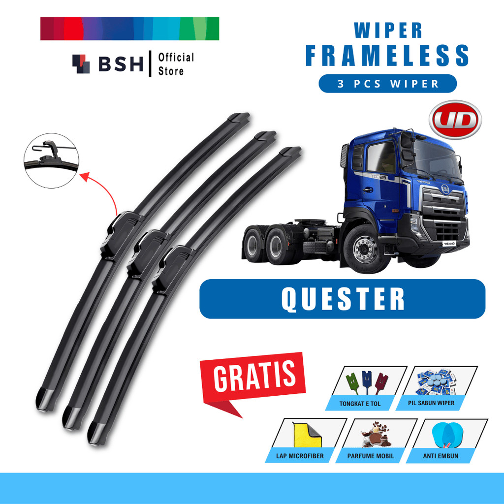 UD Trucks Quester Frameless Wiper Bonus 5 ผลิตภัณฑ์
