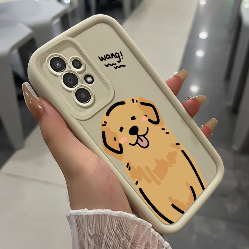 เคสสำหรับ Samsung A13 4G A13 Lite A13 5G A04s เคสโทรศัพท์สุนัขสามสีซิลิโคนกันกระแทก