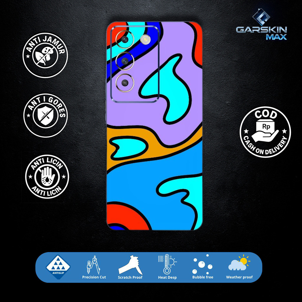 Garskin Skin Vivo Y100 5G INDONESIA สี Fullbody / Backonly | กันรอย | สามารถนํากลับมาใช้ใหม่ได้ | รห